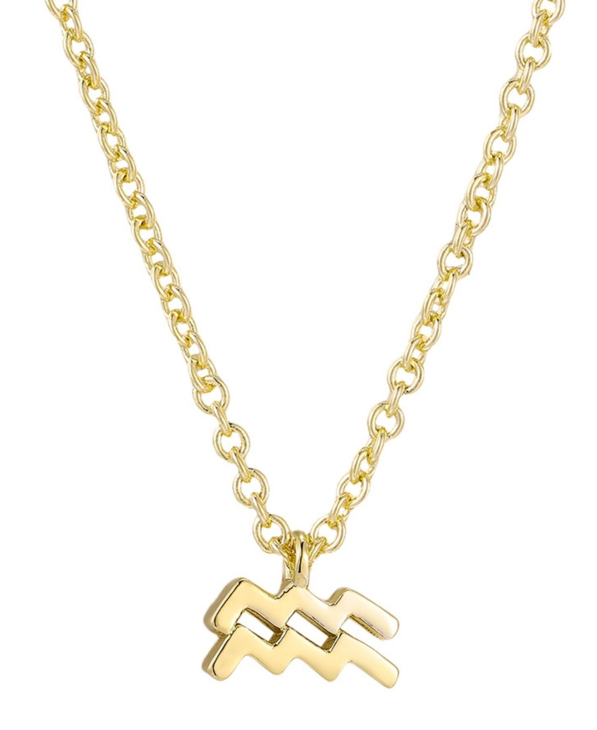 Adornia Zodiac Sign Pendant Necklace In Gold