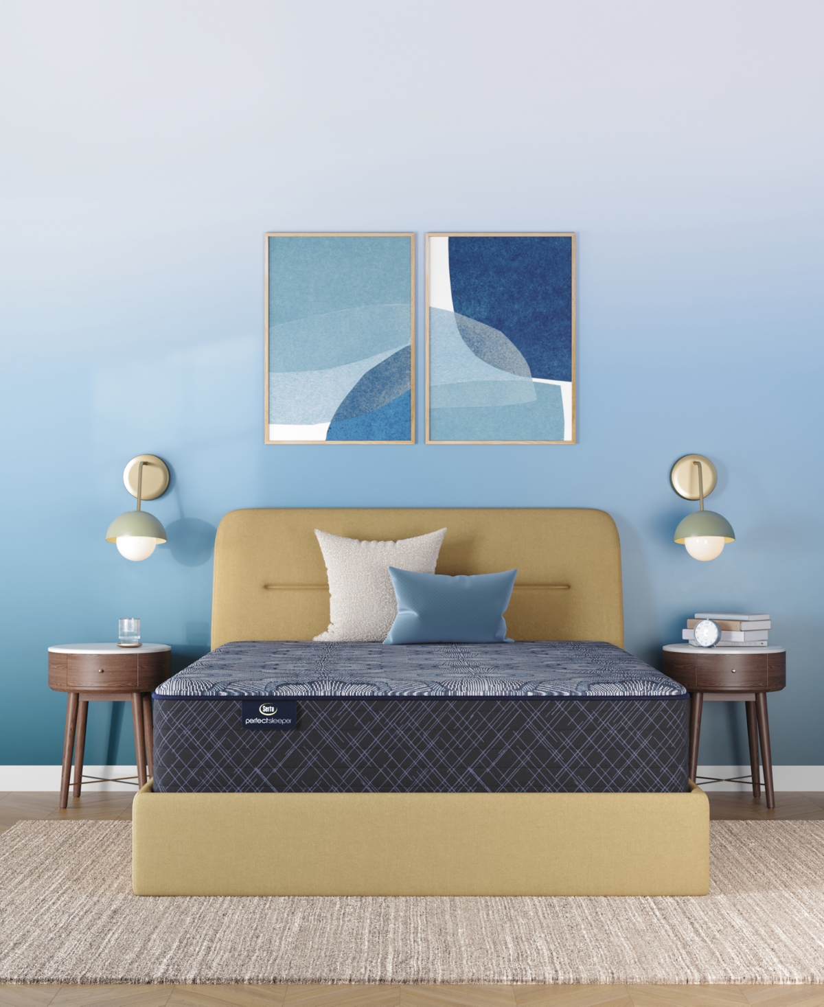 Serta Perfect Sleeper Tundra Valley 14 Firm Hybrid Tight Top Mattress Collection In Transparent