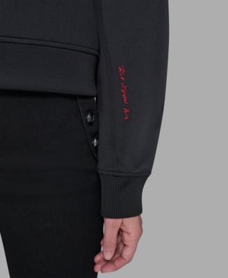 Women's Crewneck Crystal Neck Top