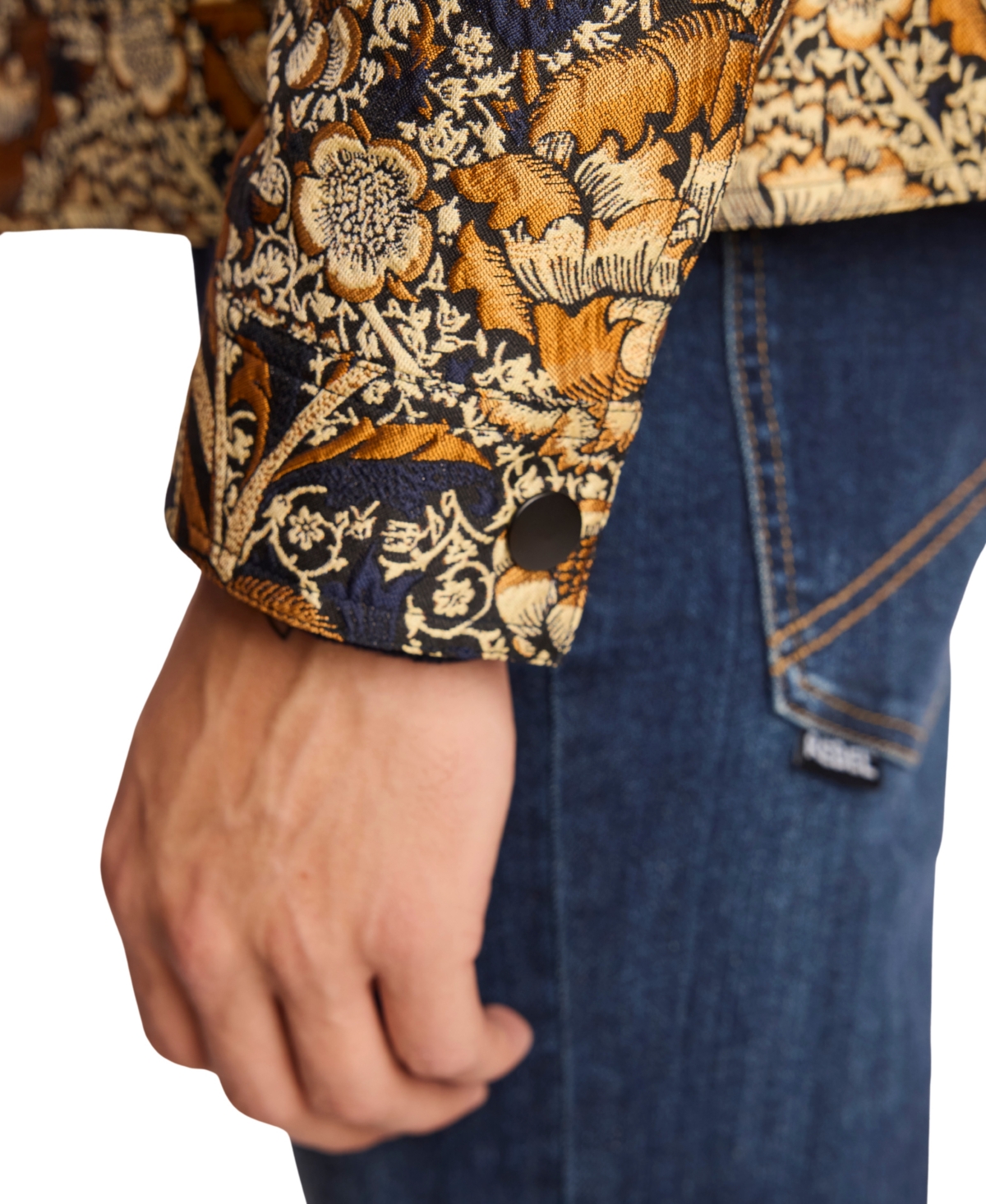 Paisley & Gray Men's Milo Patterned Bomber Jacket In Multi
