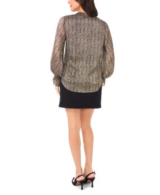 Women's V-Neck Long Sleeve Top