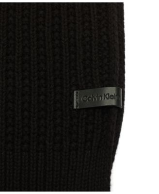 Men's Links Ribbed Knit Scarf