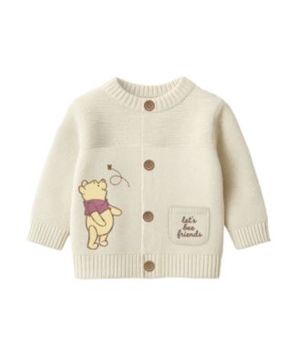 Baby Boys' or Baby Girls' Pooh Cardigan, Top and Pants, 3-Piece Set