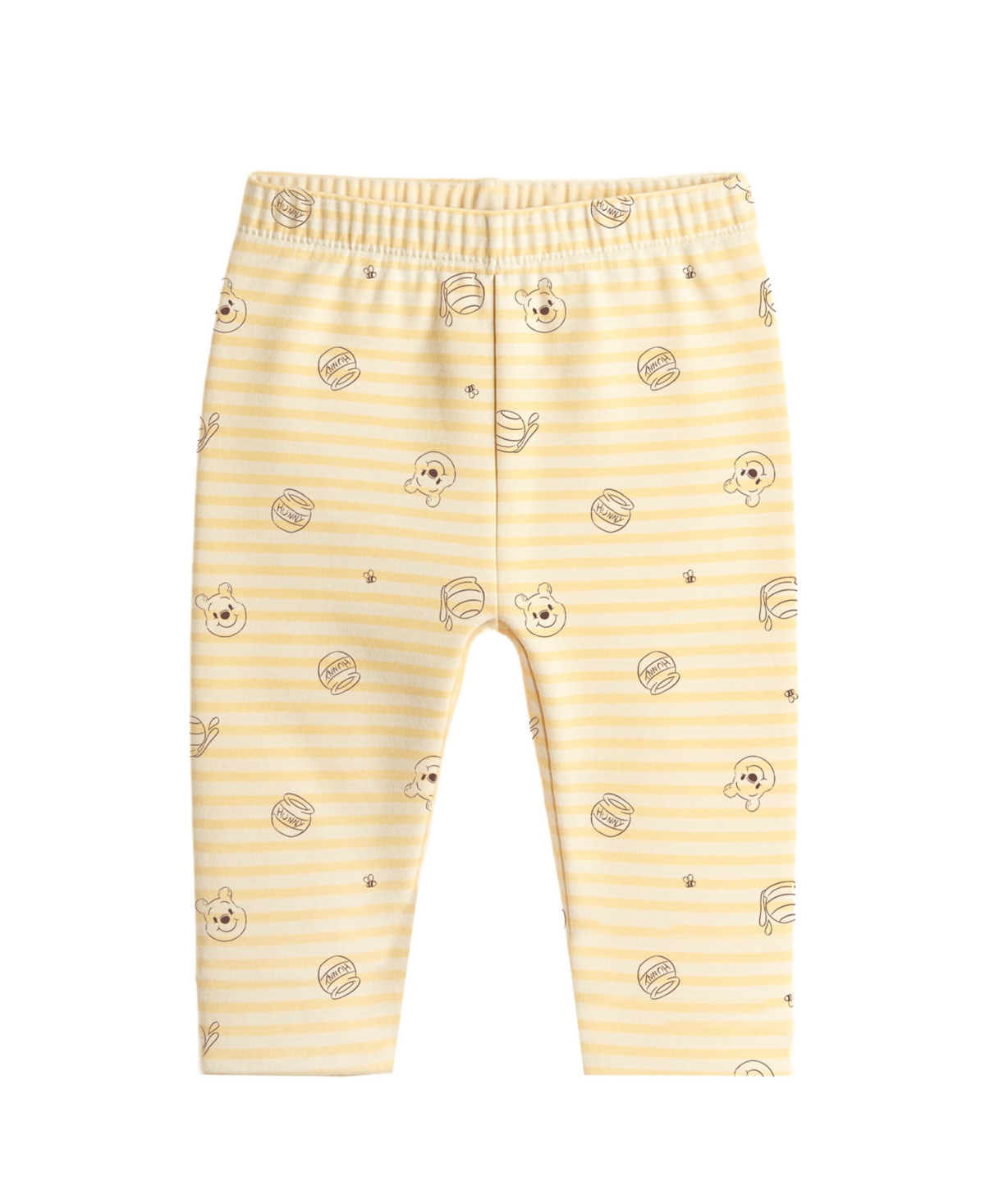 Disney Baby Boys Or Baby Girls 3-piece Pooh Bodysuit, Hat, And Pants Set In Neutral