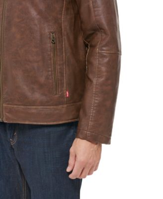 Men's Jersey Hood Racer Jacket 