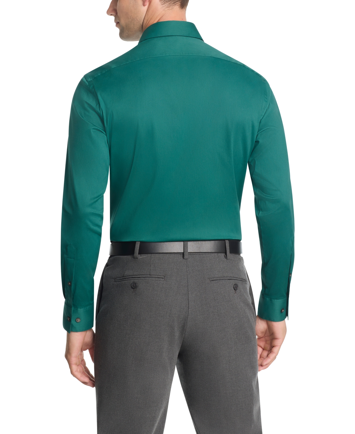 Van Heusen Men's Regular Fit Everyday Defense Dress Shirt In Green