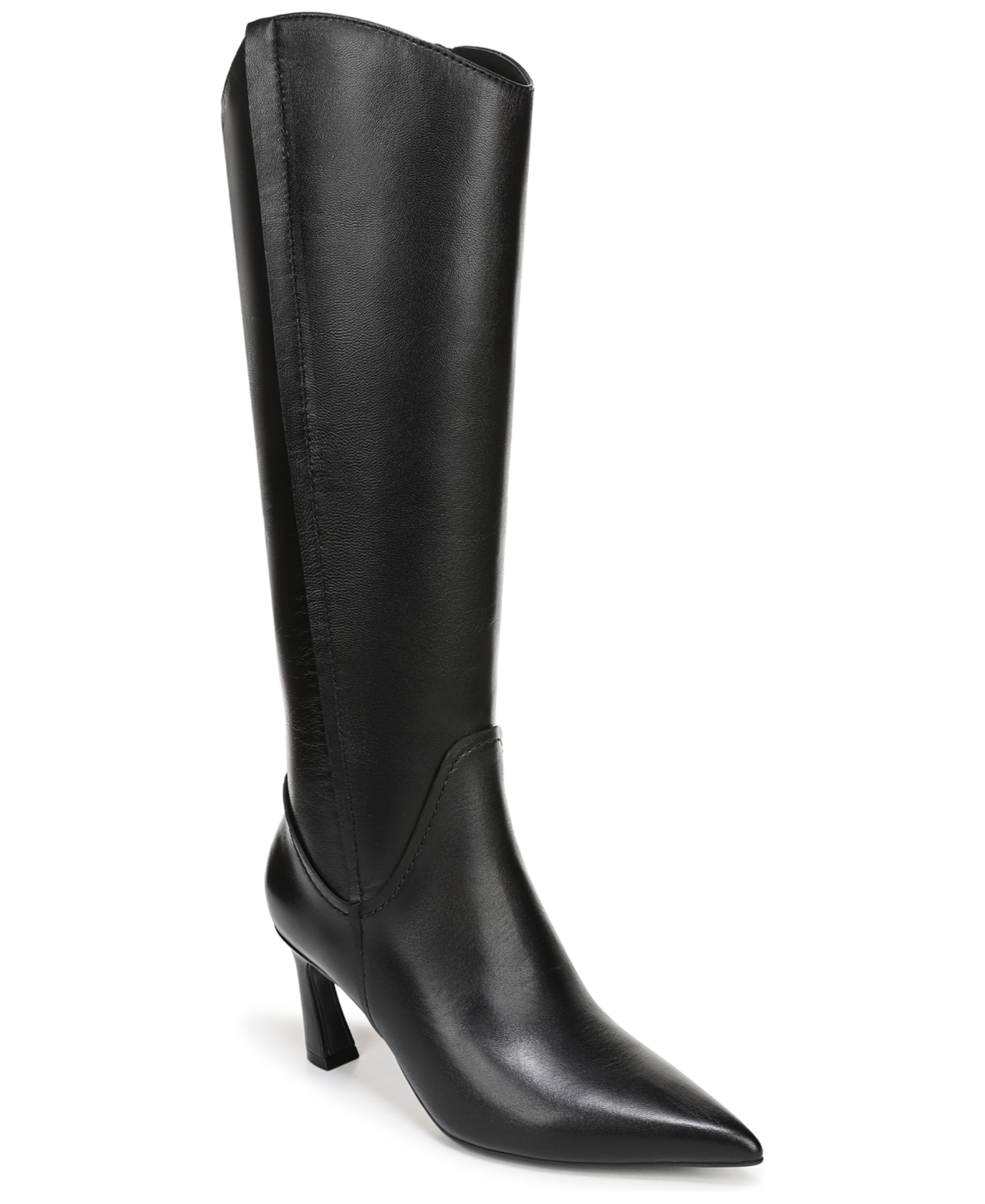 Naturalizer Women's Emily Narrow Calf Zip Tall Boots In Black