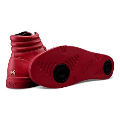 Women's Red High-top Sneaker