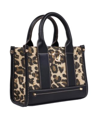 Leopard/PU Mini Tote