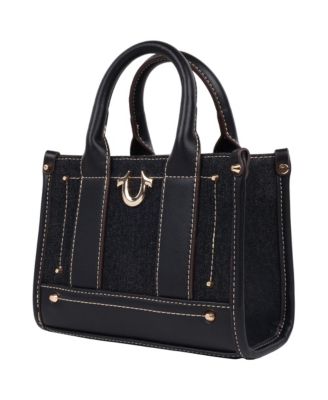 Denim Logo Strap Mini Tote