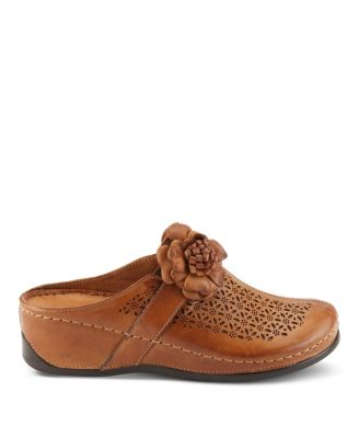 Lilybean Open Back with Genuine Leather Upper