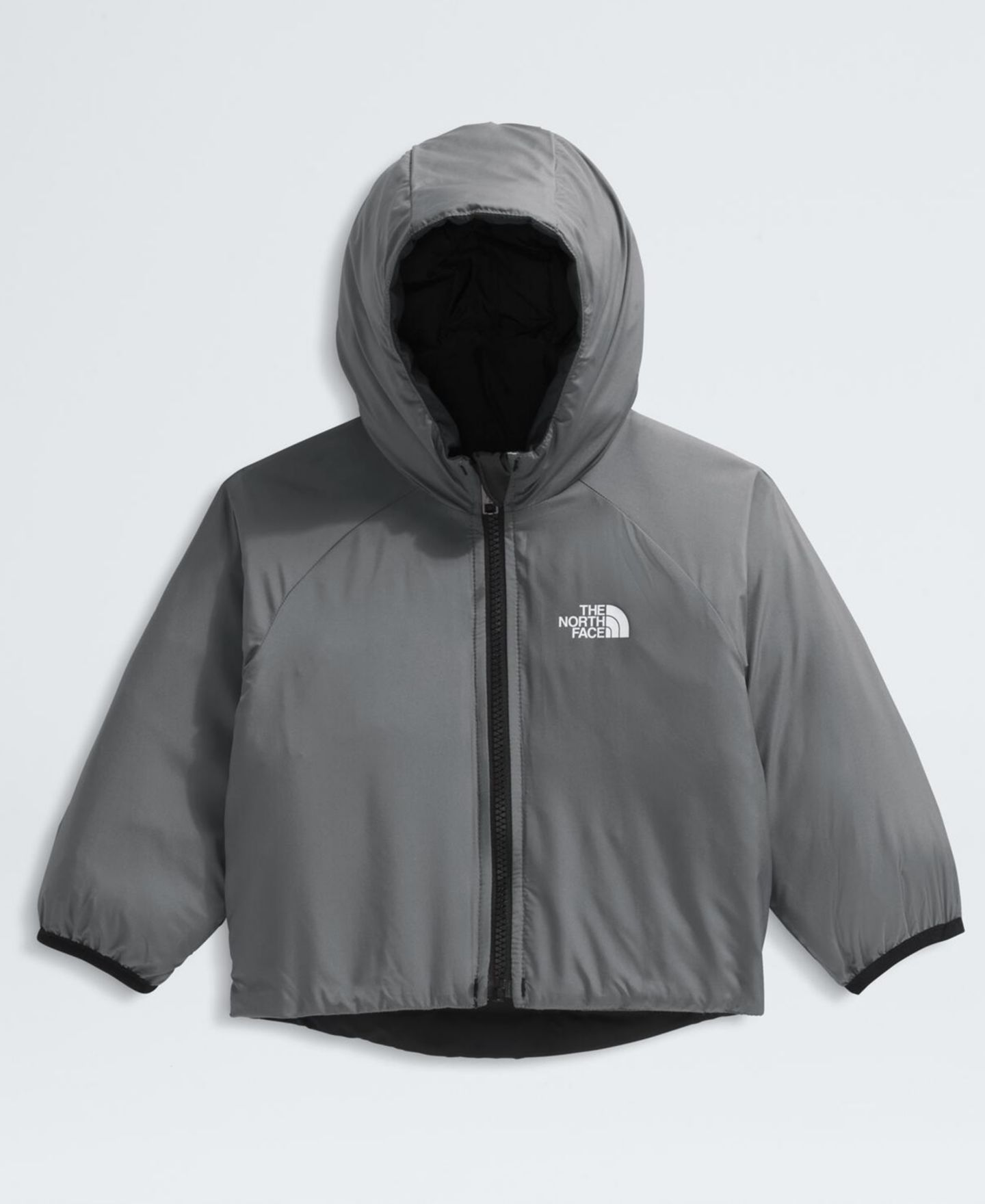 Куртка The North Face Or Reversible Perrito Hooded Jacket для малышей, цвет: Чёрный / Жемчужный — фото 4