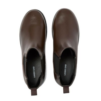 Women's Wide Width Classic Leather Chelsea Boots