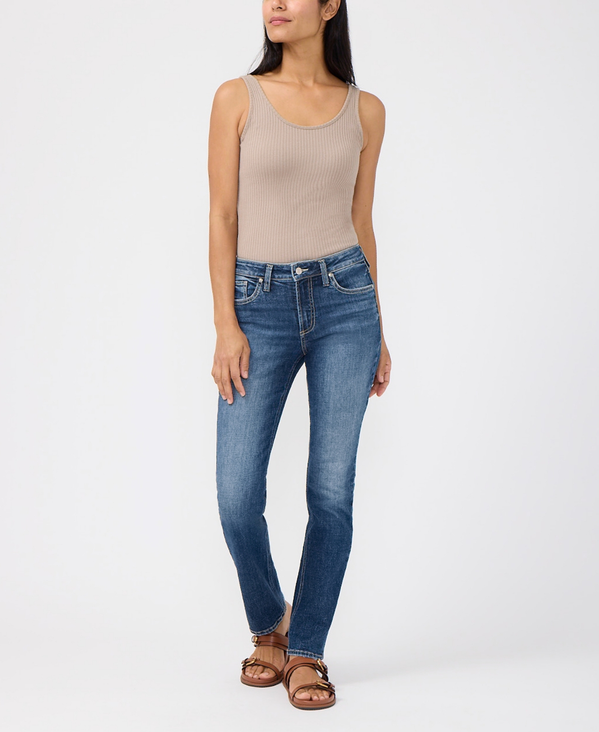 Silver Jeans Co. Women's Most Wanted Mid-rise Jeans In Blue