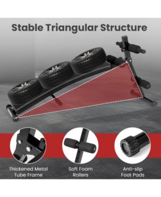 Adjustable Decline Sit Up Bench for Home Gym Core Strength Training