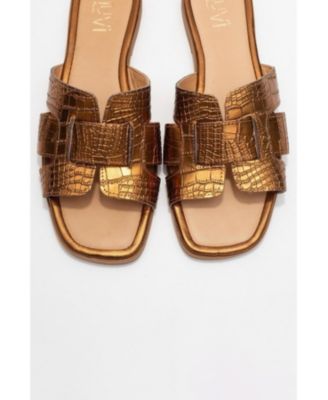 Women's Notre Leather Flat Sandals