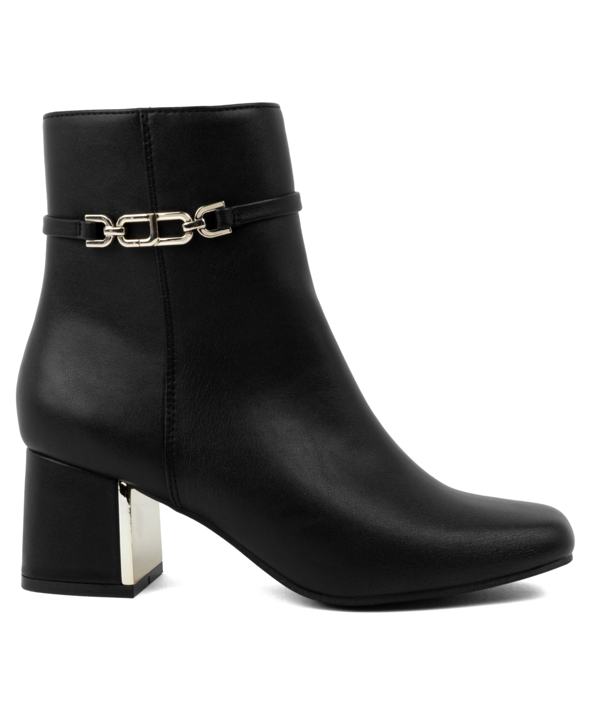 Jones New York Women's Durling Block Heel Booties In Animal Print