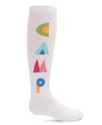 Big Girls Camp Rules Knee High Sock