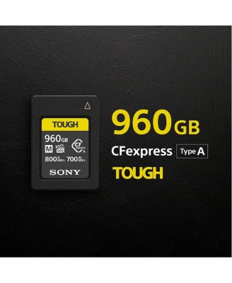 CEA-M Series TOUGH 960GB CFexpress Type-A Memory Card, 2-Pack, Bundle with USB-C CFexpress Type-A and SD UHS-II Card Reader