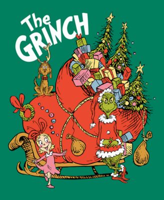 Men's Grinch Sleigh Crewneck T-Shirt