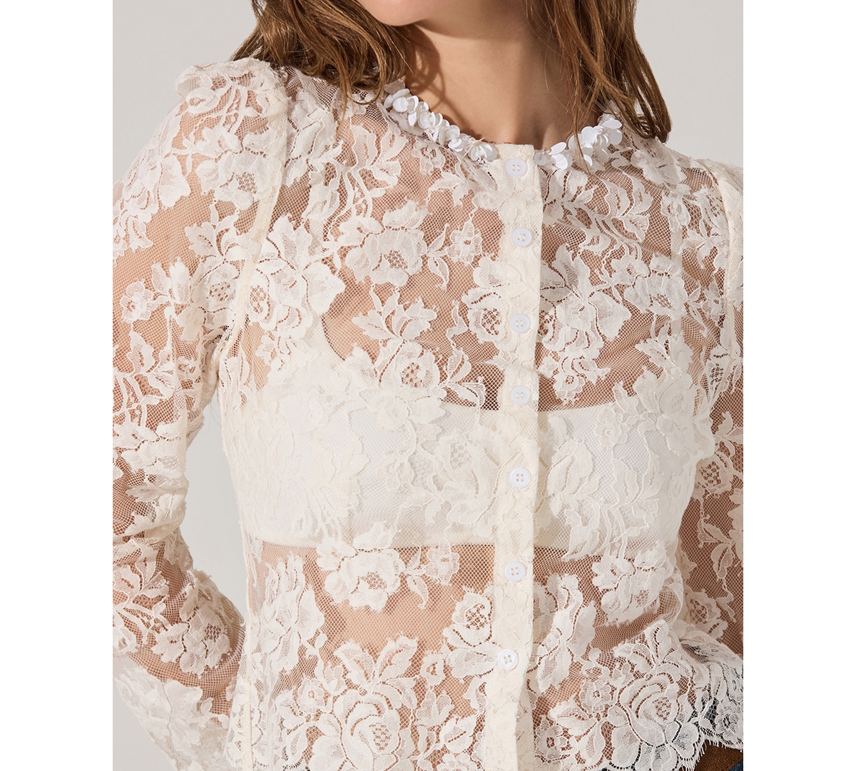 Astr the Label Women's Antoinette Long Sleeve Top