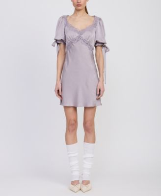 En Saison - Women's Aracella Scoop Neck A-line Mini Dress