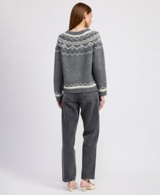 Women's Esther Crewneck Sweater Jacket