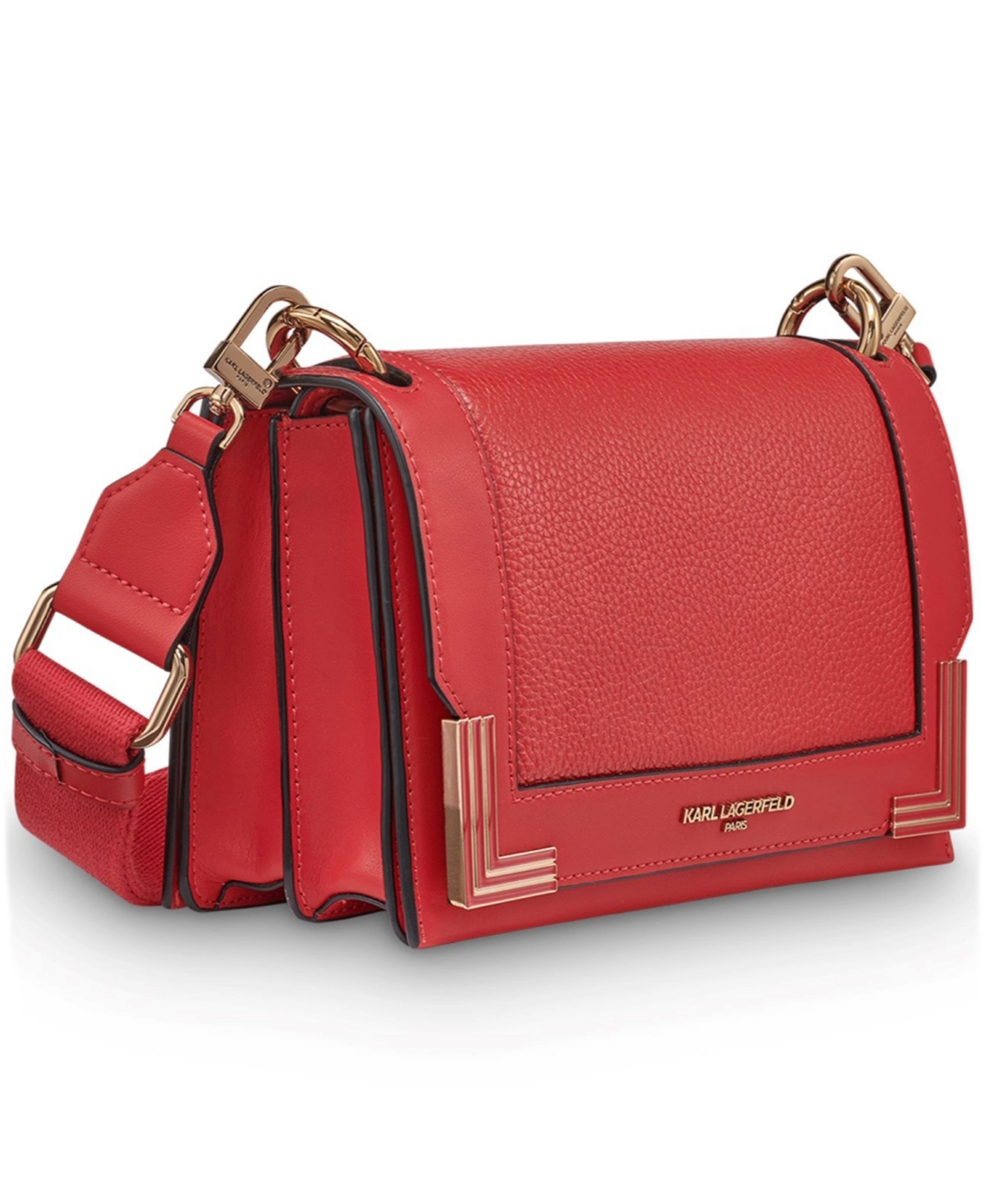 Karl Lagerfeld Camille Shoulder Handbag In Red