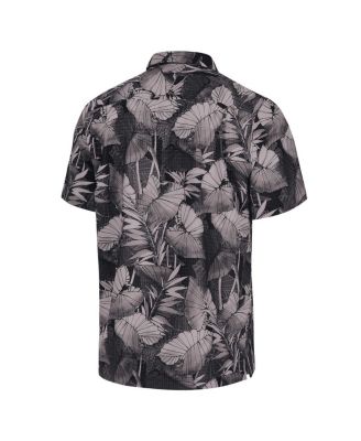Men's Black Tennessee Volunteers Big Tall Coast Nuevo Fronds IslandZone Button-Up Shirt