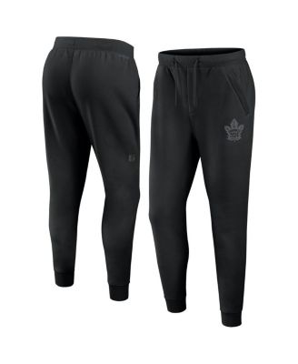 Fanatics - Men's Black Toronto Maple Leafs Authentic Pro Road Fleece Sweatpants