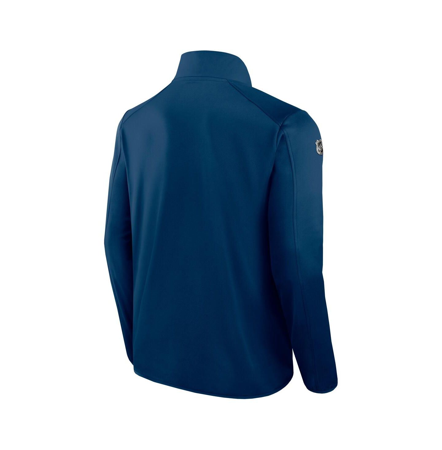 Мужская куртка Fanatics Navy Seattle Kraken Authentic Pro Rink Fleece Full-Zip — фото 3