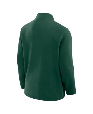 Men's Green Minnesota Wild Home Ice Fleece Full-Zip Jacket