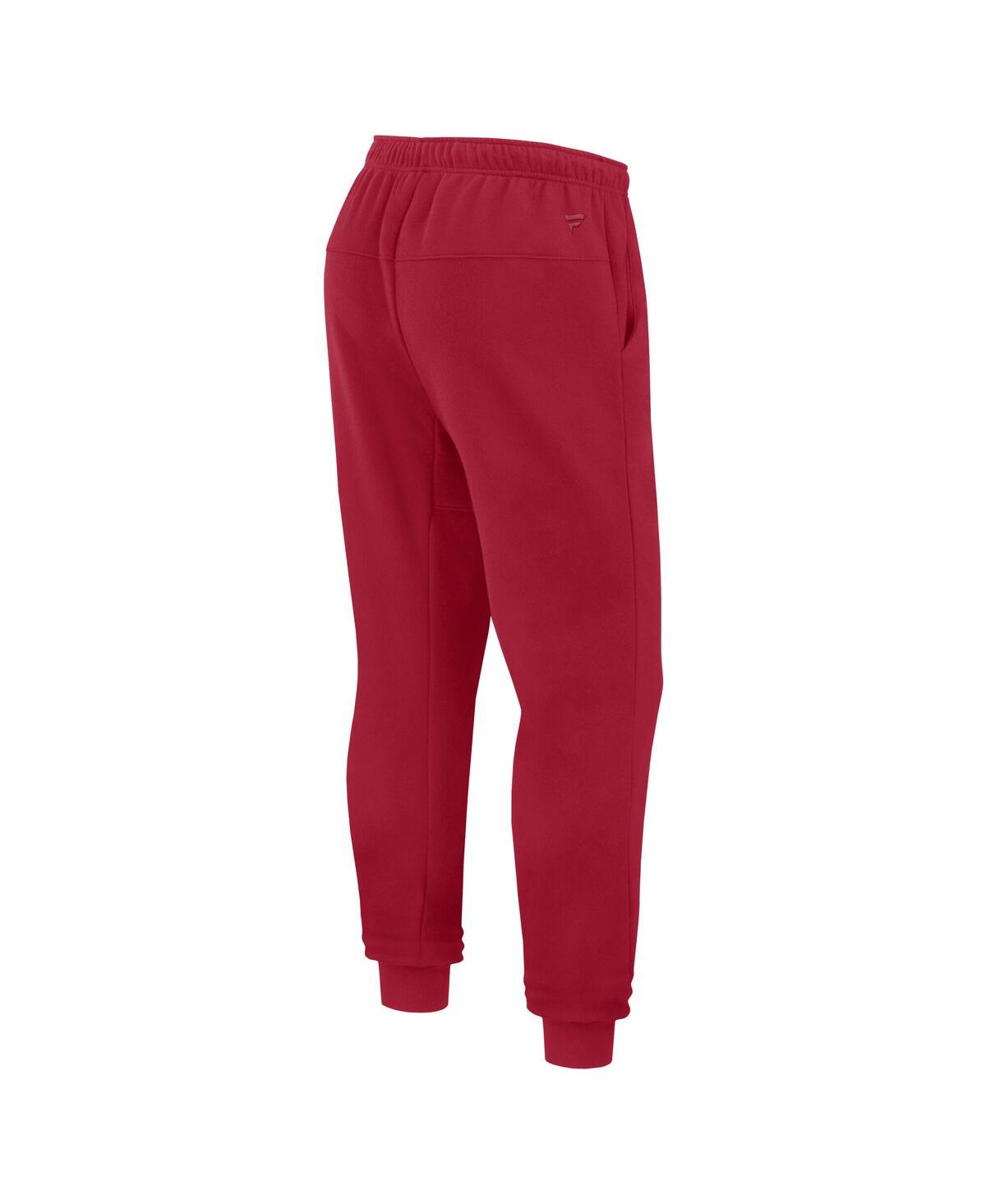 Fanatics Men's And Women's Scarlet San Francisco 49ers Elements Phenom Fleece Jogger Pants In Red
