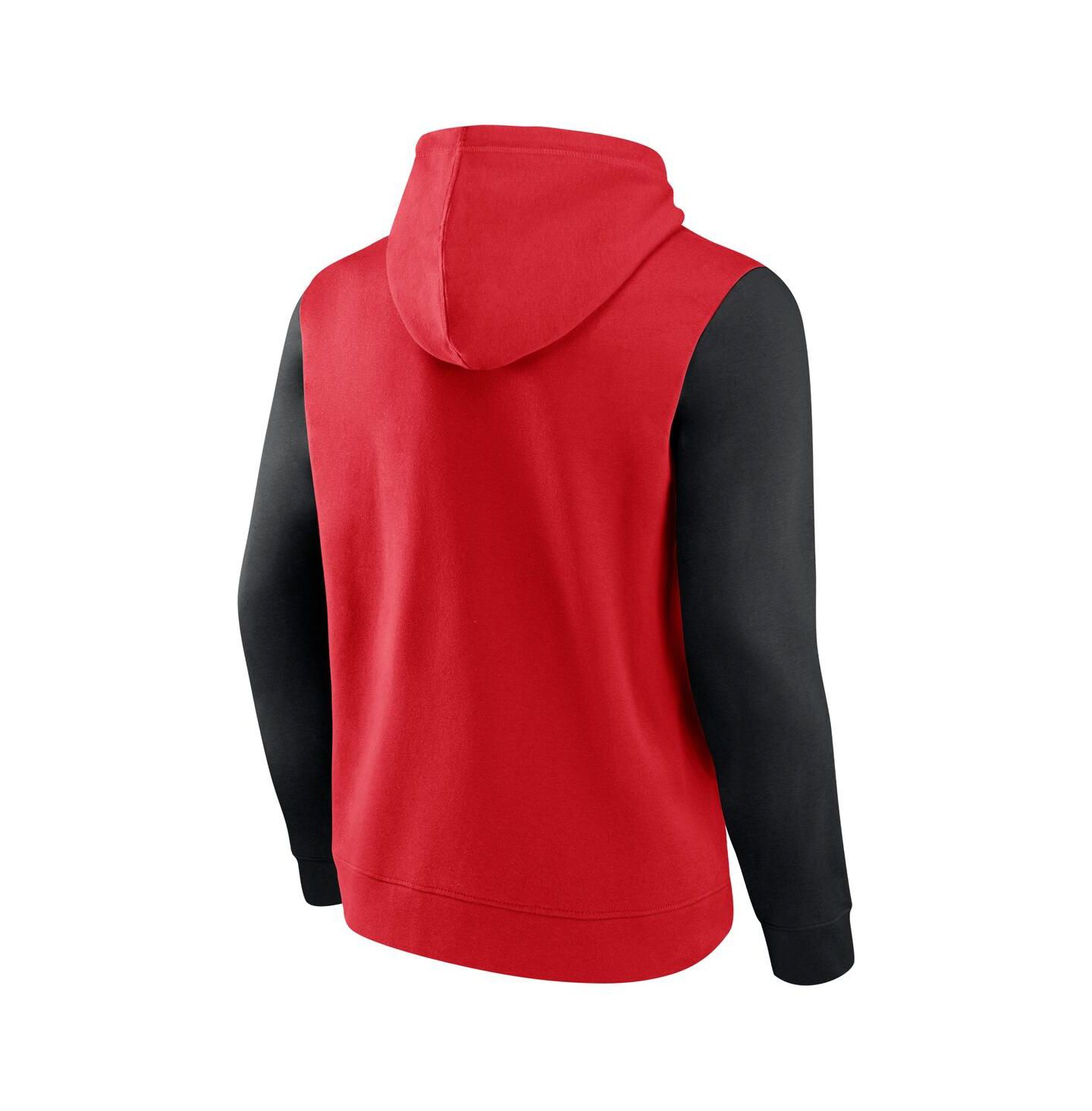 Мужское худи Logo Athletic Red Chicago Blackhawks Deliver Fleece Pullover — фото 3