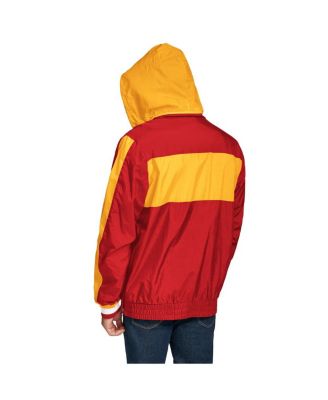 Men's Red Kansas City Chiefs Gael Lightweight Half-Zip Hoodie Jacket