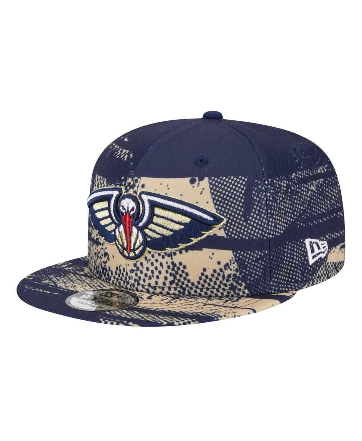 New Era Men's Navy New Orleans Pelicans Tip-off 9fifty Snapback Hat In Blue