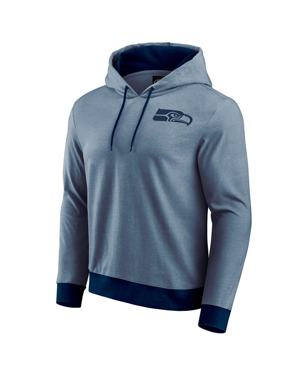 Fanatics Darius Rucker Collection By  Men's College Navy Seattle Seahawks Tonal Knit Pullover Hoodie In Blue