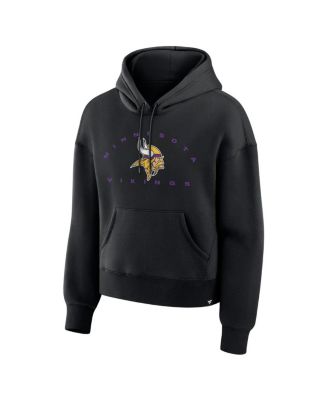 Women's Black Minnesota Vikings Eligible Receiver Legacy Pullover Hoodie