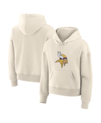 Women's Cream Minnesota Vikings Dove Legacy Pullover Hoodie
