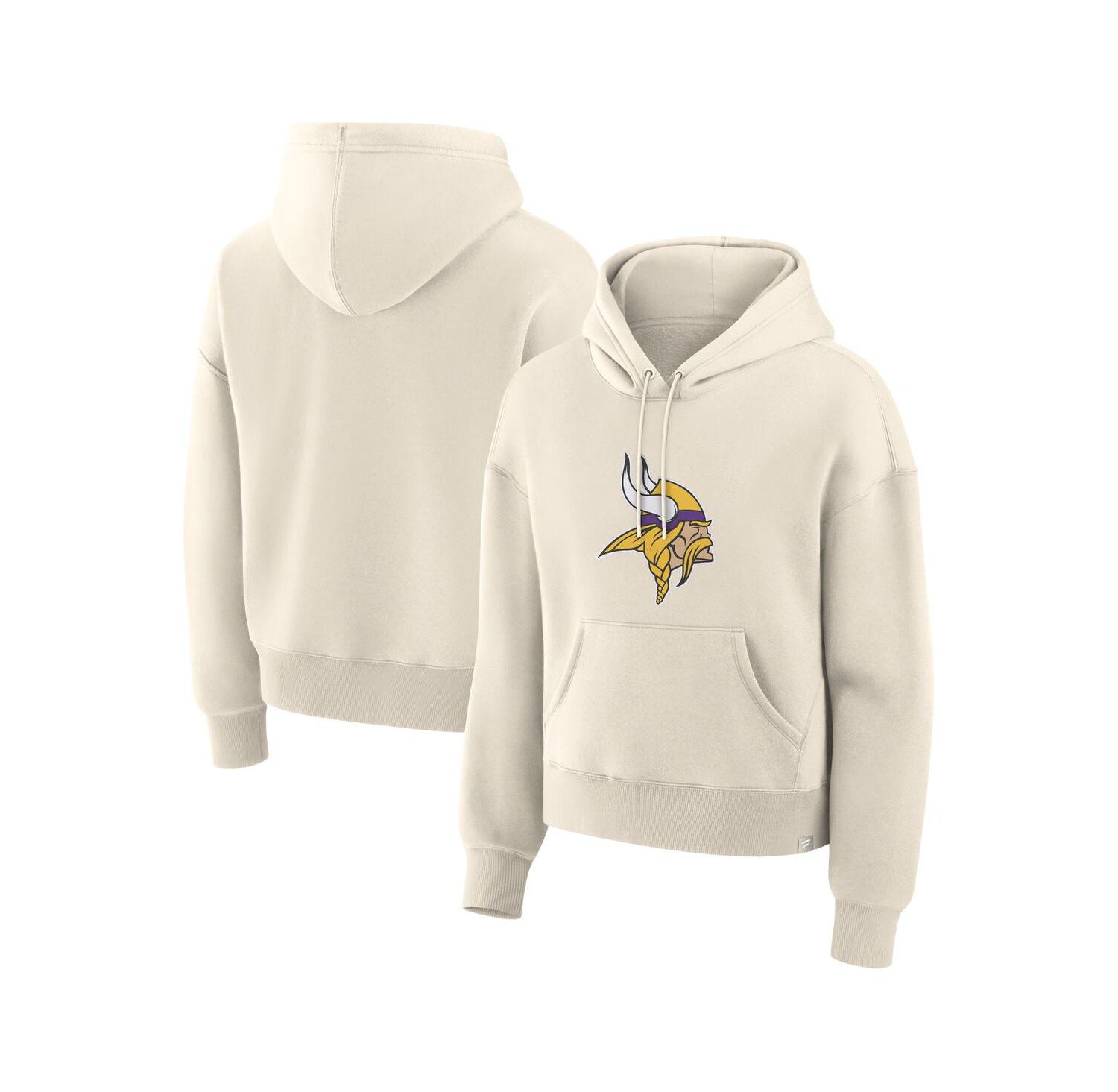 Women's Cream Minnesota Vikings Dove Legacy Pullover Hoodie
