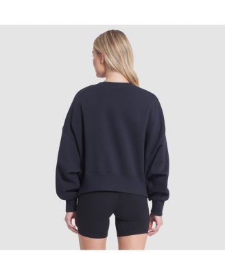 Women's Pitch Blue Miami Dolphins 2025 Rivalries Collection Oversized Phoenix Fleece Sweatshirt