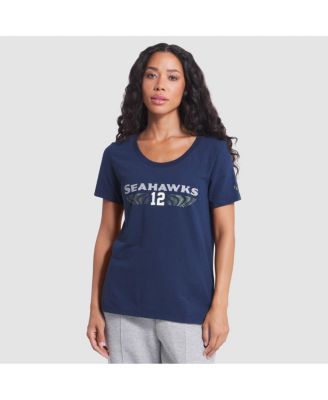Nike - Women's College Navy Seattle Seahawks 2025 Rivalries Collection Slub Dri-FIT T-Shirt
