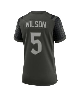 Women's Garrett Wilson&nbsp;Gotham Green New York Jets 2025 Rivalries Collection Game Jersey