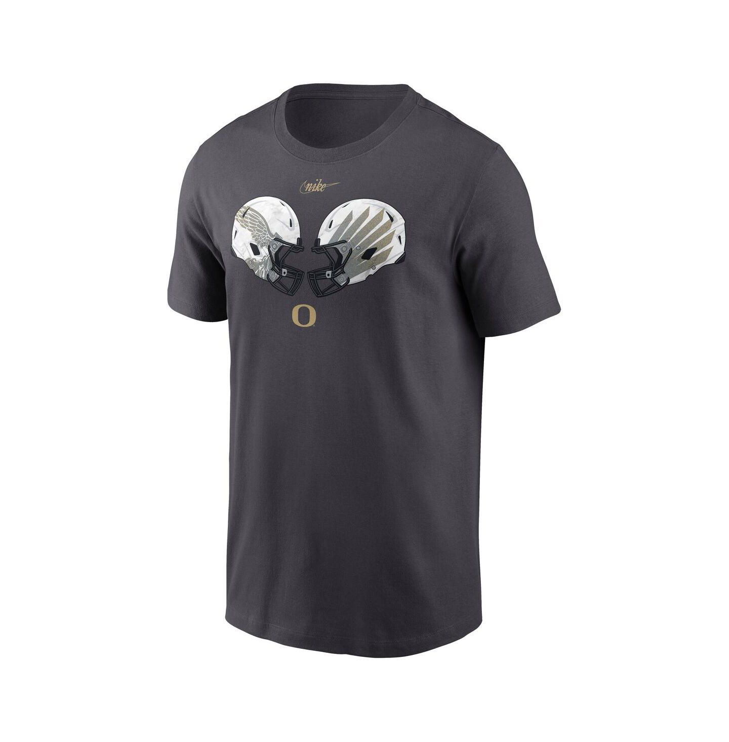 Мужская футболка Nike Anthracite Oregon Ducks Shoe Duck Unstoppable Force Dri-FIT — фото 2