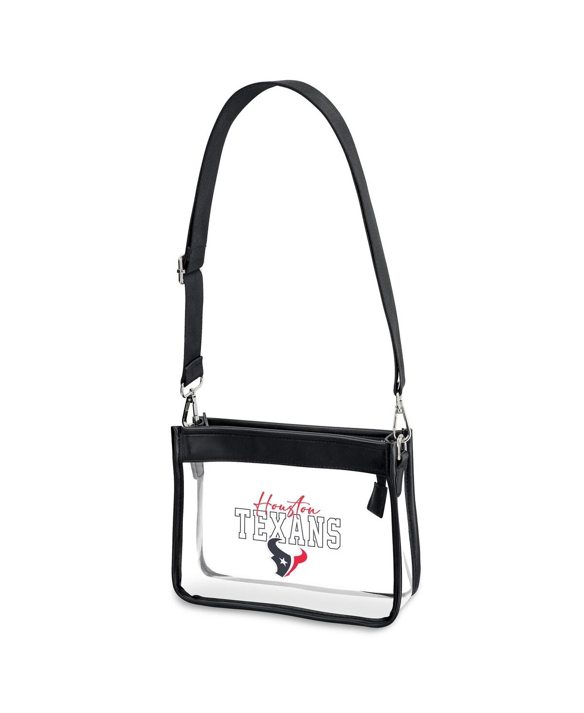 Wear By Erin Andrews Houston Texans Plastic Chain Mini Crossbody In Transparent
