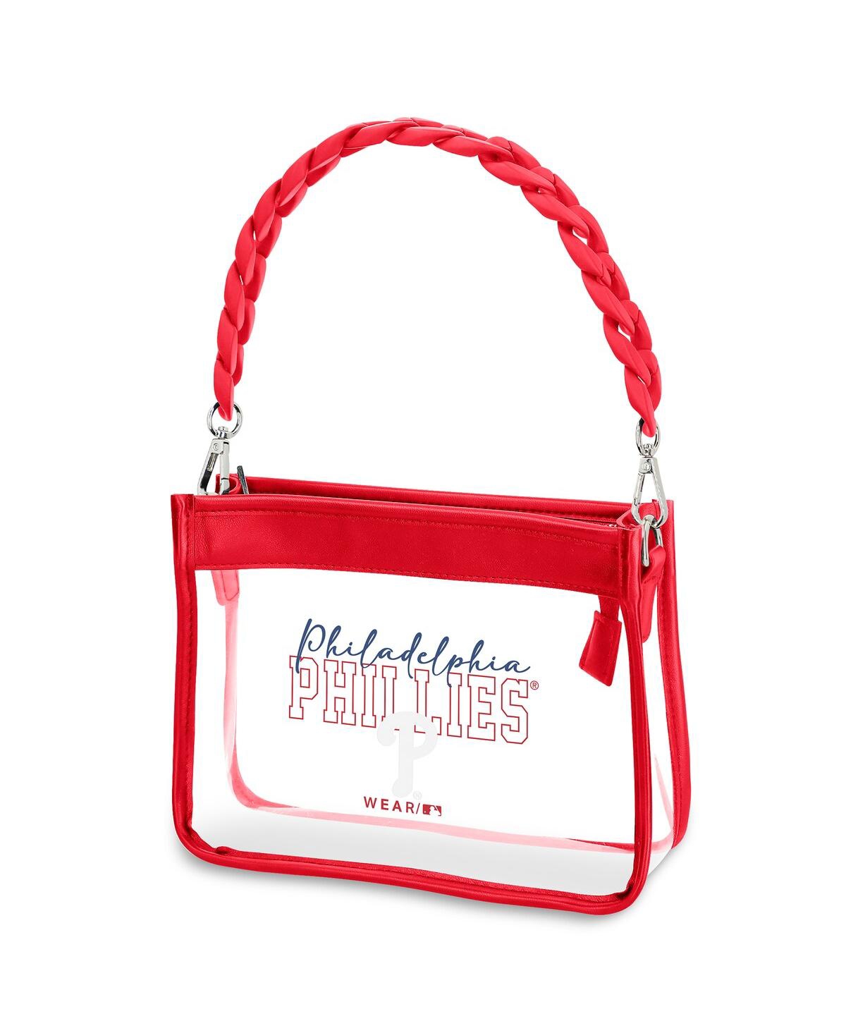 Wear By Erin Andrews Philadelphia Phillies Plastic Chain Mini Crossbody In Red