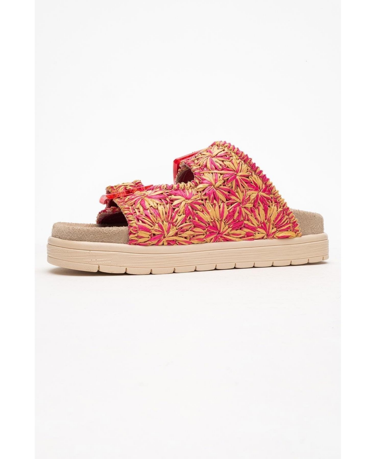 Forever & Always Shoes Milana Leather Double Strap Sandal (Women)