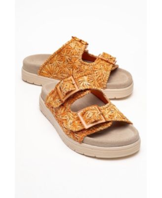 Milana Leather Double Strap Sandal (Women)
