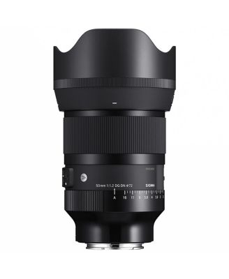 50mm f/1.2 DG DN Art Lens for Sony E, Bundle with 72mm Filter Kit, Soft Lens Case, Lens Cleaner, Lens Cap Tether and Cleaning Kit