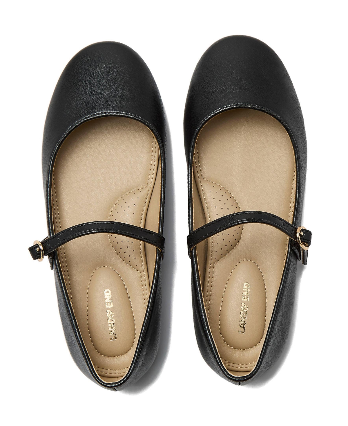 Lands' End Girls Classic Mary Jane Flats